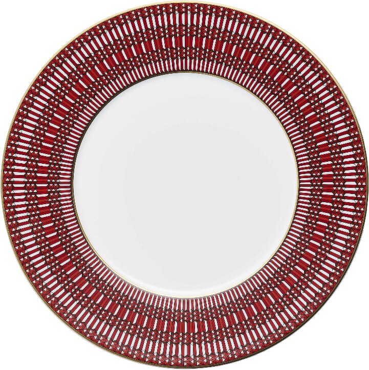 Baccarat Arcadia red Yemək boşqabları