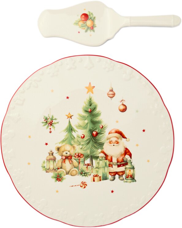 Coincasa 6803373 Serviz boşqabı və tort üçün spatula