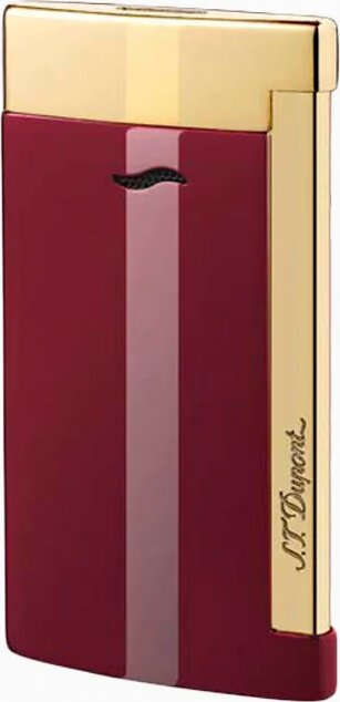 Dupont 27707 RED AND GOLDEN FINISH LIGHTER