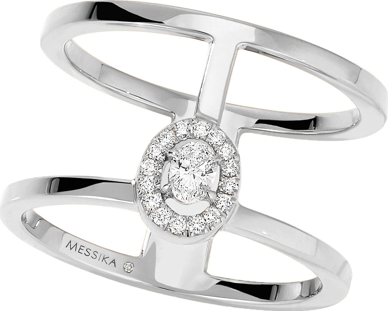 MESSIKA JEWELRY BRANDS GLAMAZONE Ring 06173-WG-55 | Geneve Company