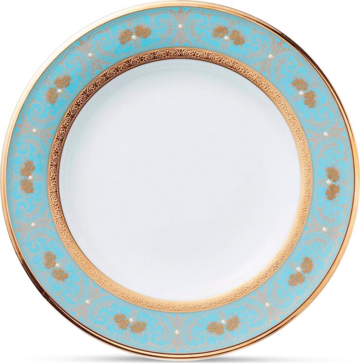 Noritake Georgian turquoise Dinner plates