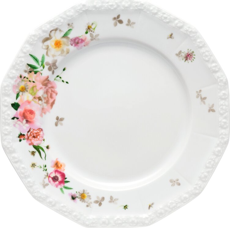 Rosenthal Maria pink rose Dinner plates